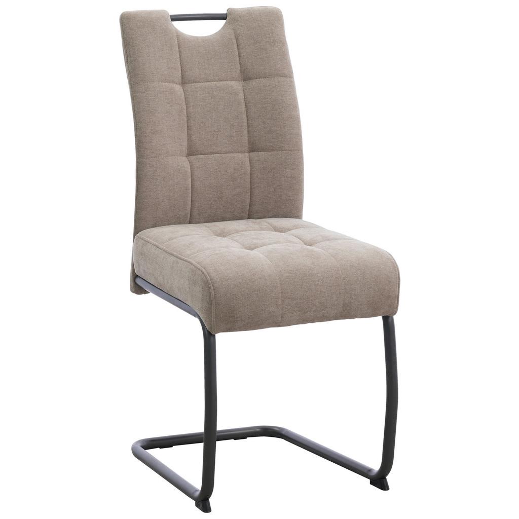Schwingstuhl Vilnius Dunkelgrau/Beige B: 44 cm