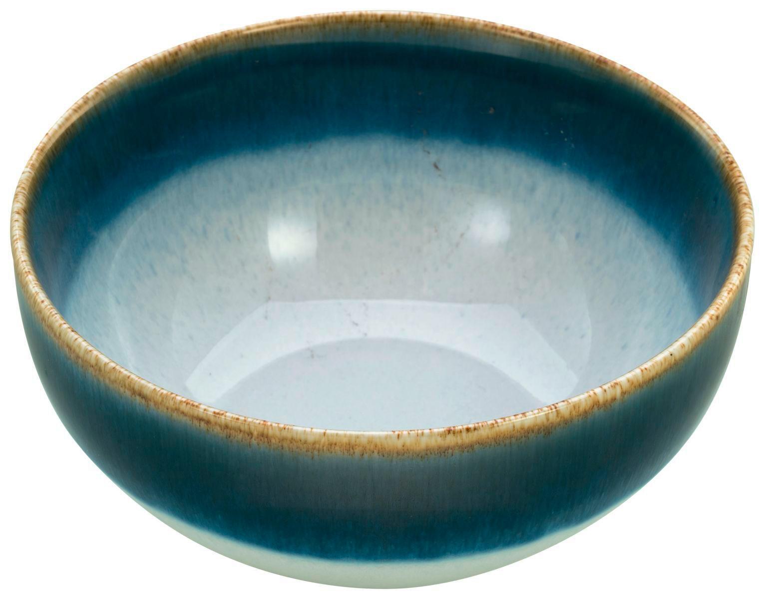 Miska Modrá - modrá, Moderní, keramika (17,5 cm/17,5 cm/8 cmcm) - Creatable