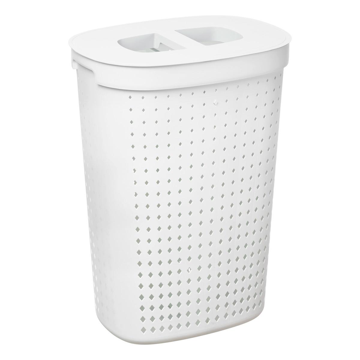 Koš Na Prádlo Seoul, 61 L - bílá, Moderní, plast (46/34/64cm) - Premium Living
