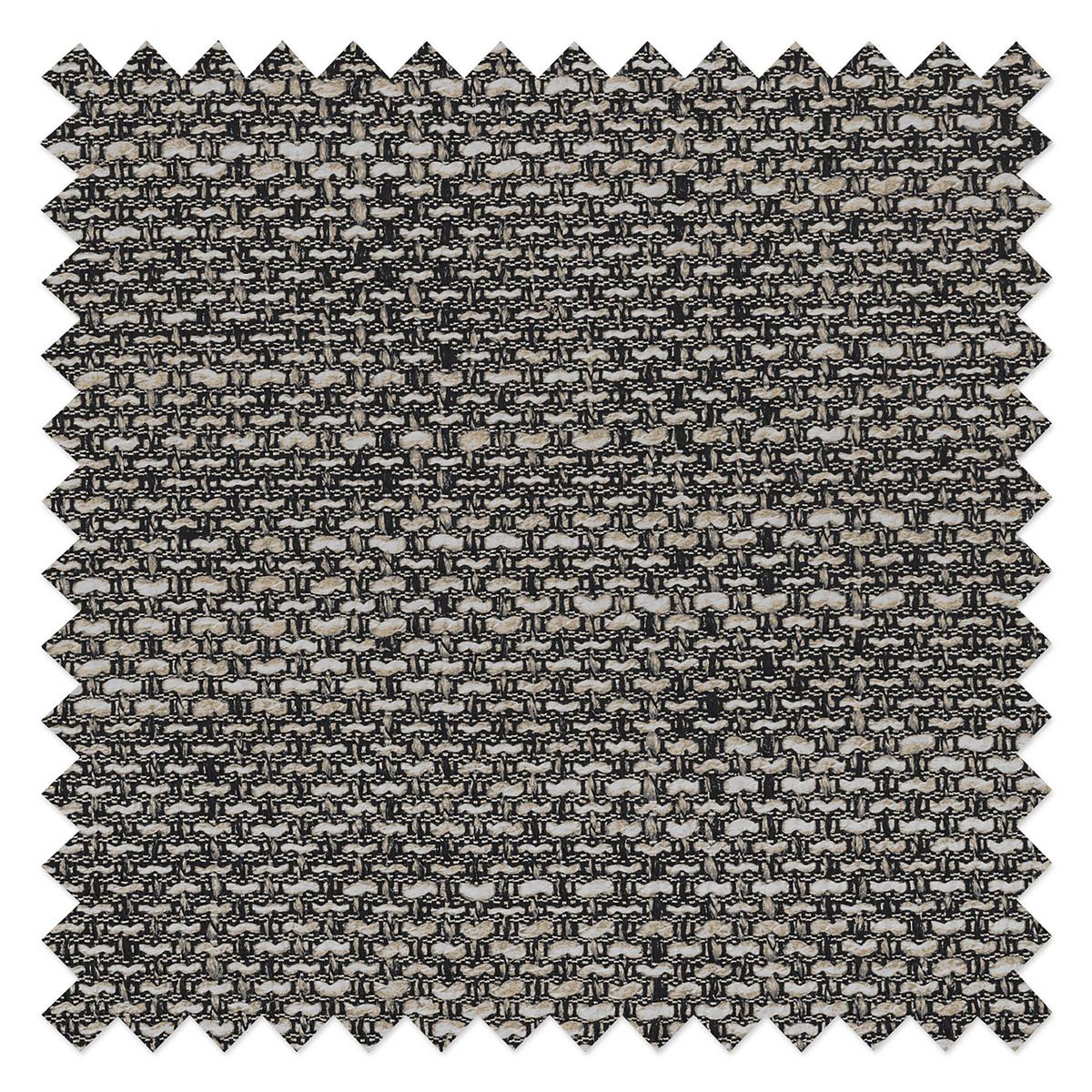 Ecksofa Acra Grau, Schwarz S:266x175cm - Chromfarben/Schwarz, Design, Textil (266/175cm) - Livetastic