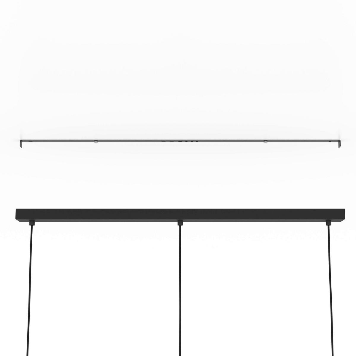 ZÁVESNÉ SVIETIDLO VENEZUELA - čierna/zlatá, Design, kov (93,5/23,5/110cm) - Eglo