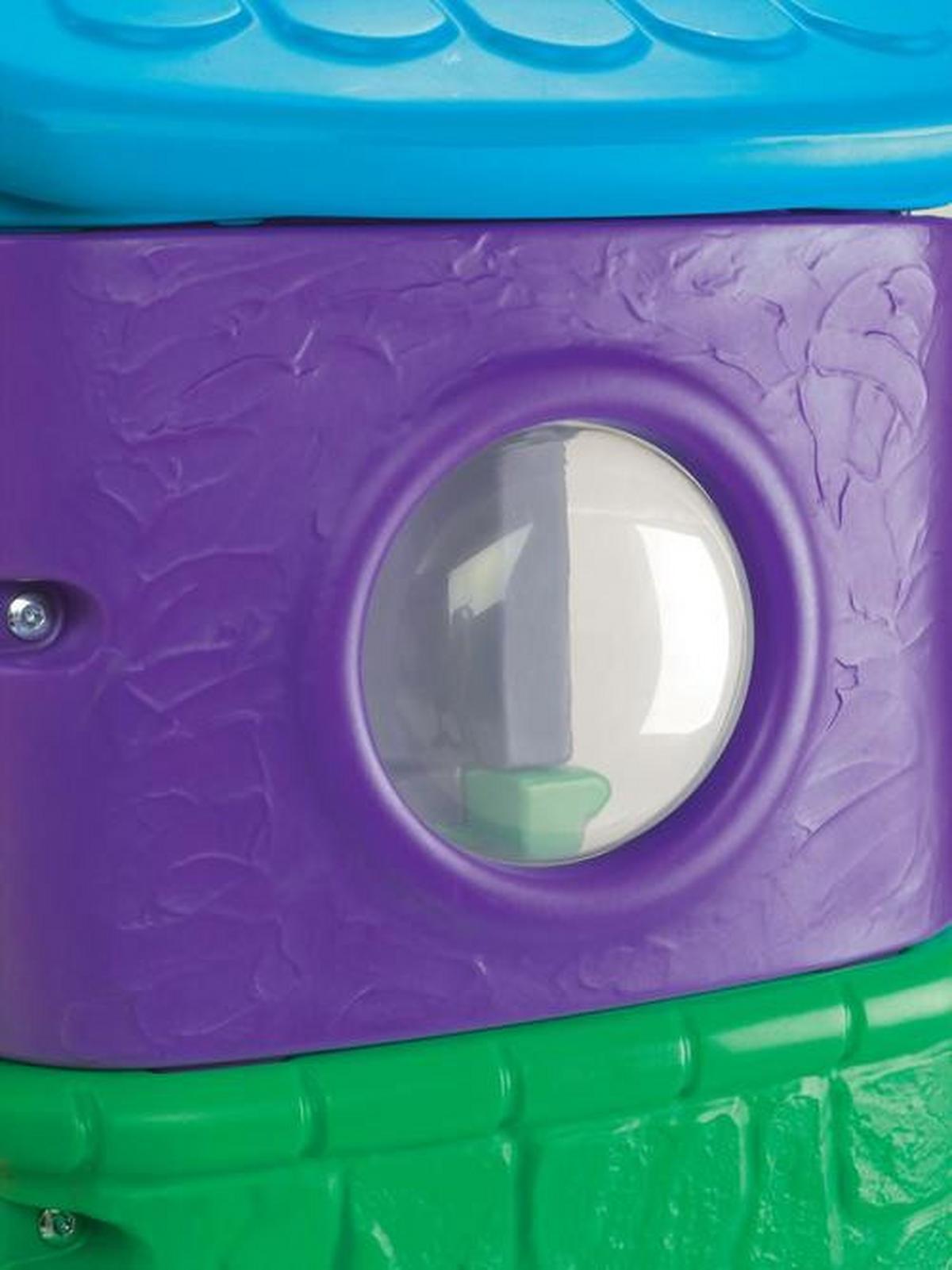 Spielturm Blau/Grün Bunt B: 178 cm 2-teilig - Blau/Grün, Basics, Kunststoff (348/177,8/232,4cm) - Ambia Garden