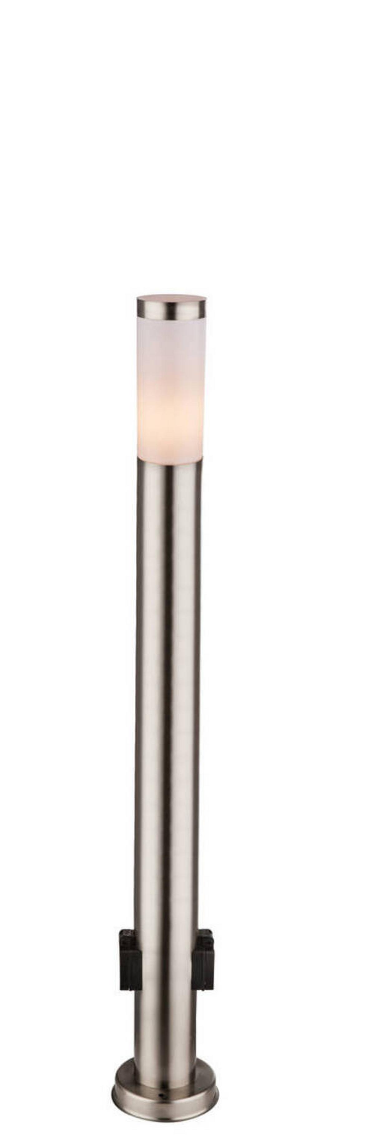Außenleuchte 3159k - Edelstahlfarben/Opal, Design, Kunststoff/Metall (13,1/110cm) - Globo
