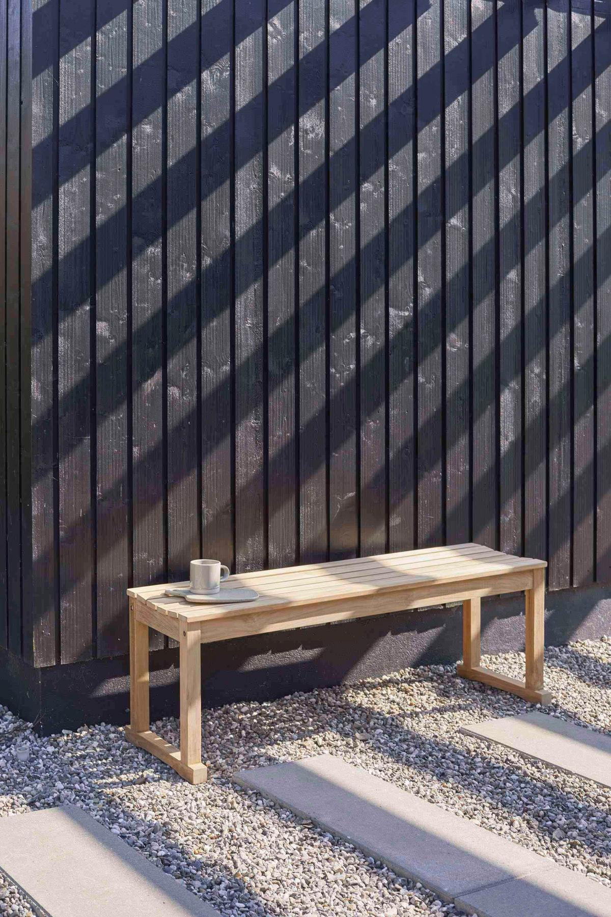 Sitzbank Echtholz Teakfarben Vega BHT: 120x43x40 cm - Teakfarben, KONVENTIONELL, Holz (120/43/40cm) - MID.YOU