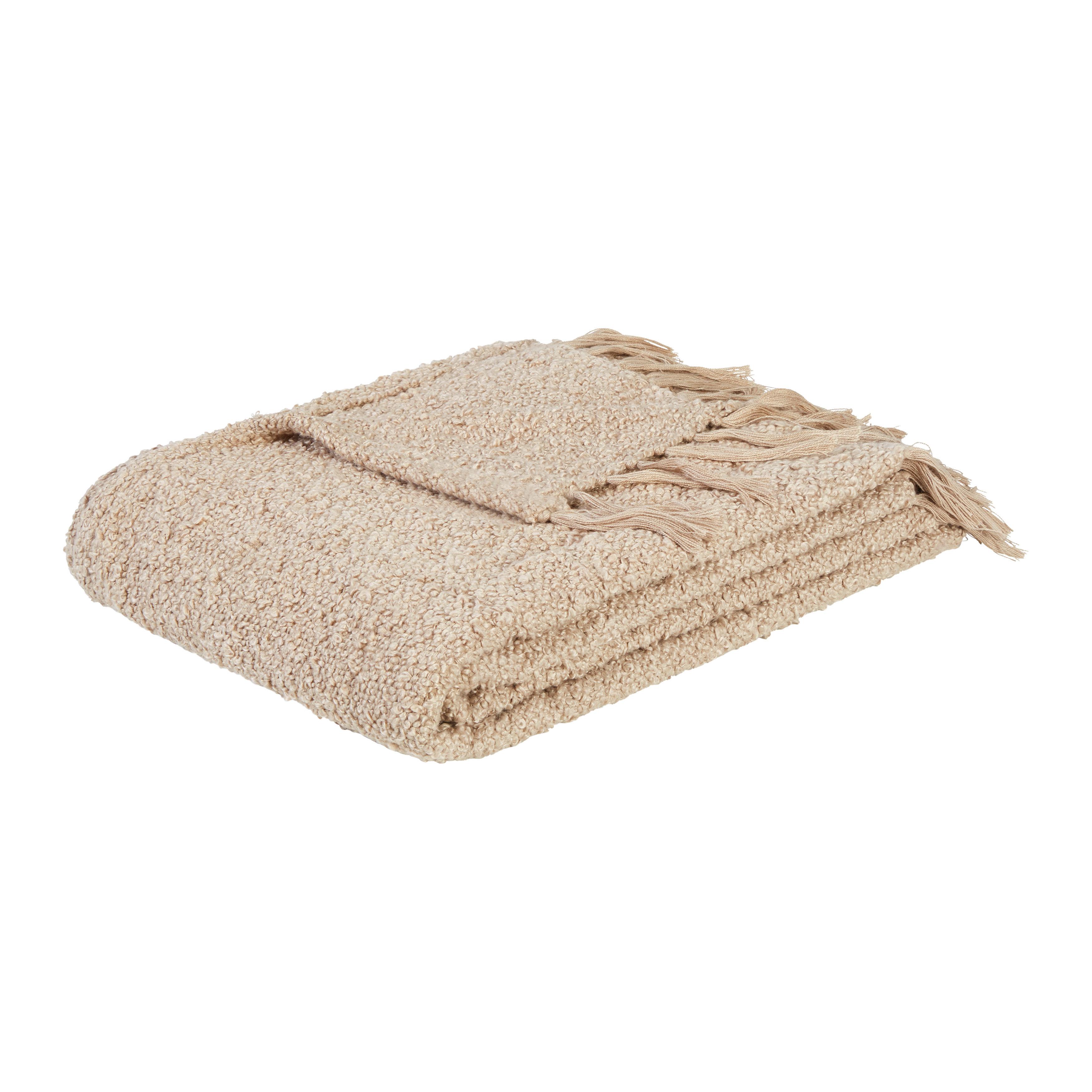Měkká deka Berkley, 130/170cm, béžová - béžová, Konvenční, textil (130/170cm) - Mömax