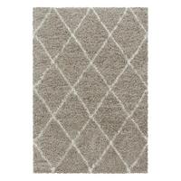Hochflor Teppich Beige Alvor 120x170 Cm - Beige, Basics, Textil (120/170cm)