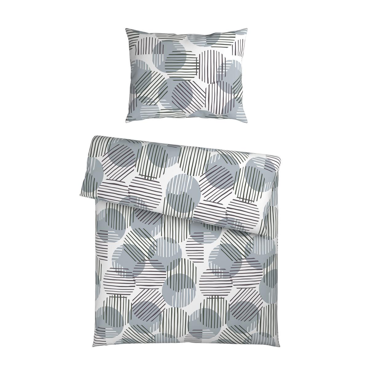 Bettwäsche Calgary - Grau, MODERN, Textil - Luca Bessoni