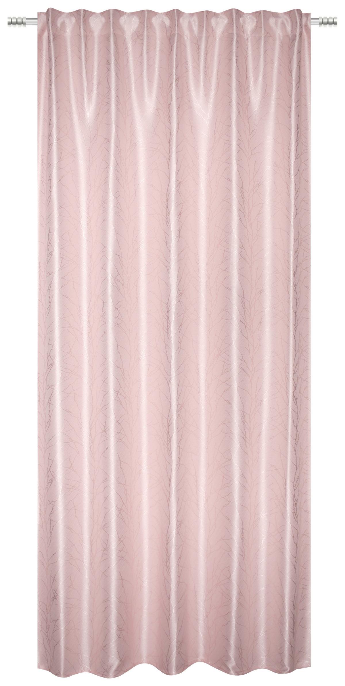 Fertigvorhang Neli - Orange, MODERN, Textil (140/245cm) - Luca Bessoni