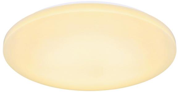 Led-deckenleuchte Emilio Ø 54 Cm Warmweißes Licht - Opal/Weiß, MODERN, Kunststoff/Metall (54cm) - Luca Bessoni