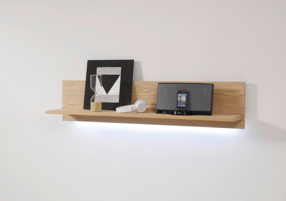 Wandboard Sena B: 110 cm Eichefarben - Eichefarben, Design, Holzwerkstoff (110/25/25cm) - Livetastic