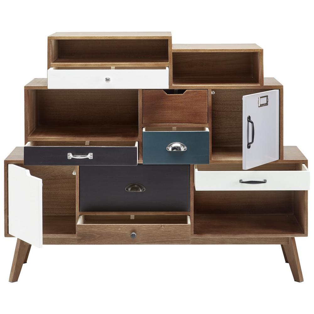 Komoda Heather, viacfarebná, 125 cm, 105 cm, 35 cm