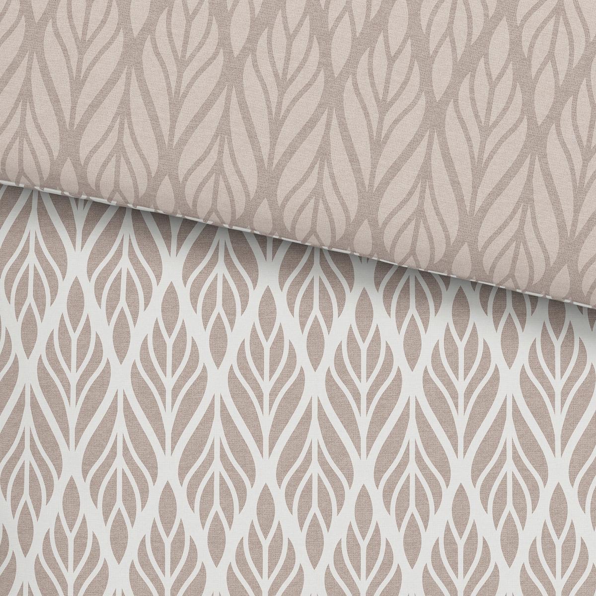 Bettwäsche Olina - Beige, KONVENTIONELL, Textil (140/200cm) - Ondega