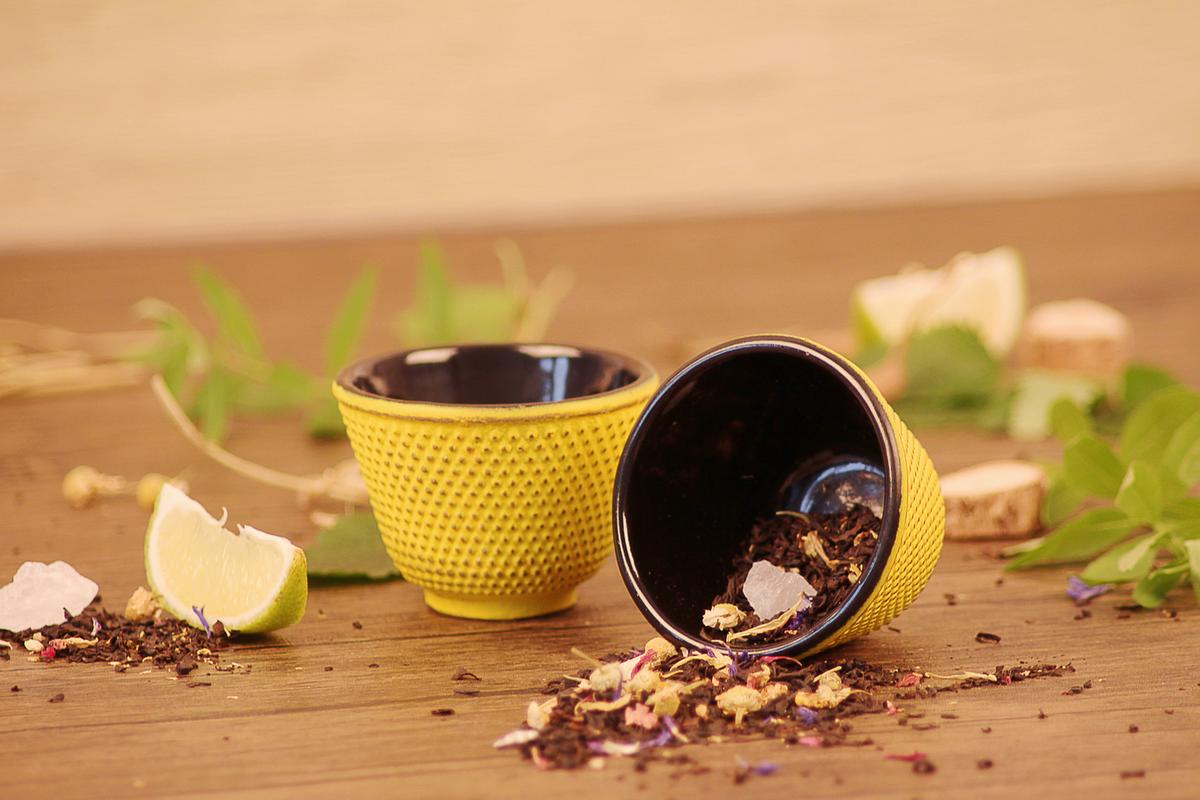 Teekannenset Ew-Ge-1706g - Gelb, Basics, Metall (1100ml) - Echtwerk