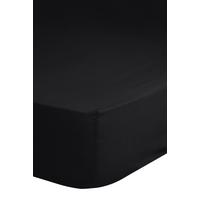 Spannleintuch Good Morning Jersey Schwarz 160-180x200cm - Schwarz, Basics, Textil (160-180/200cm) - MID.YOU
