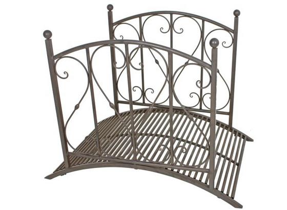 Gartenbrücke Taupo - Rostfarben, MODERN, Metall (120,5/81/94,5cm) Gartenbrücke Taupo - Rostfarben, MODERN, Metall (120,5/81/94,5cm)