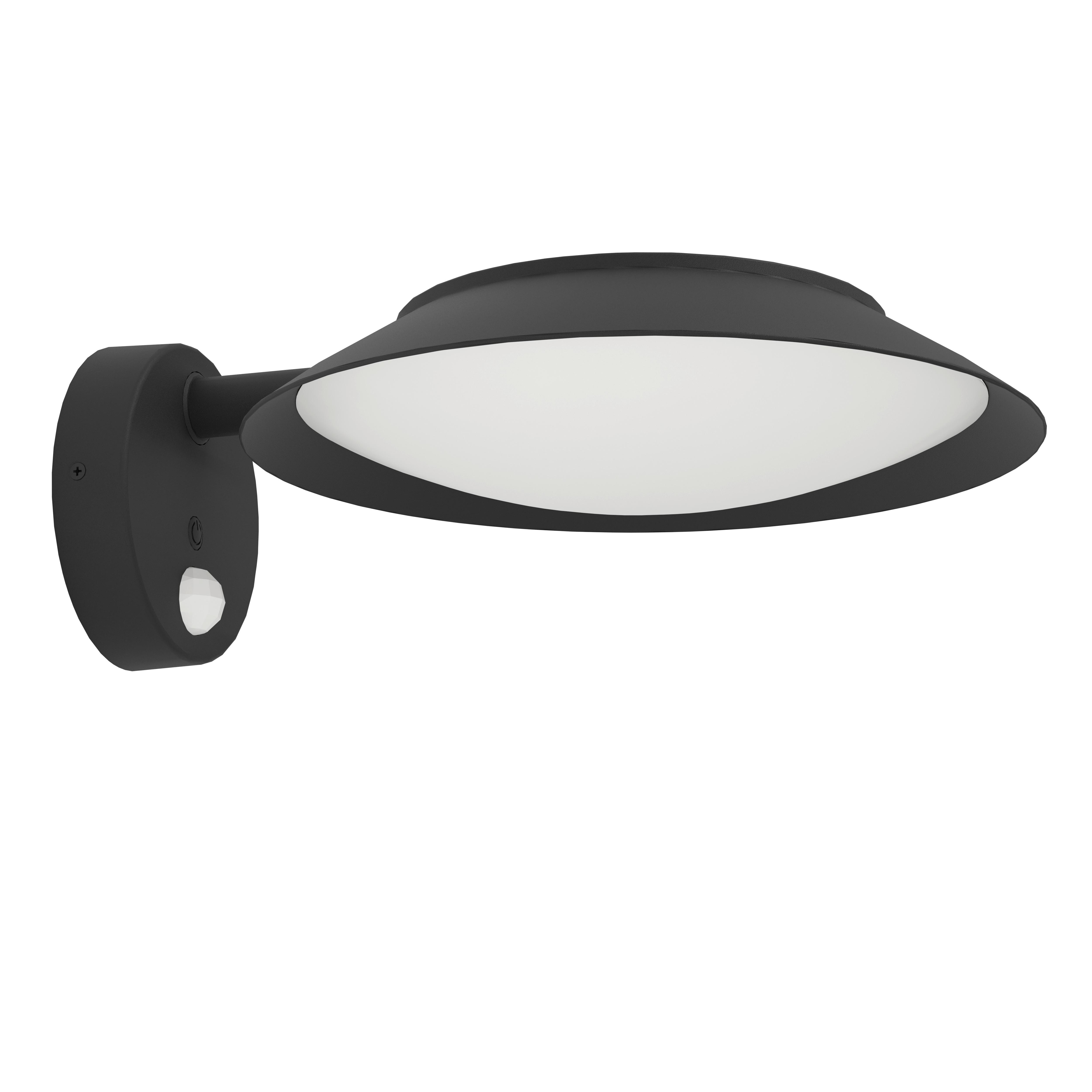 Solarleuchte 901079 Cerisi - Schwarz/Weiß, Basics, Kunststoff (10,5/25,0/30,0cm) - Eglo
