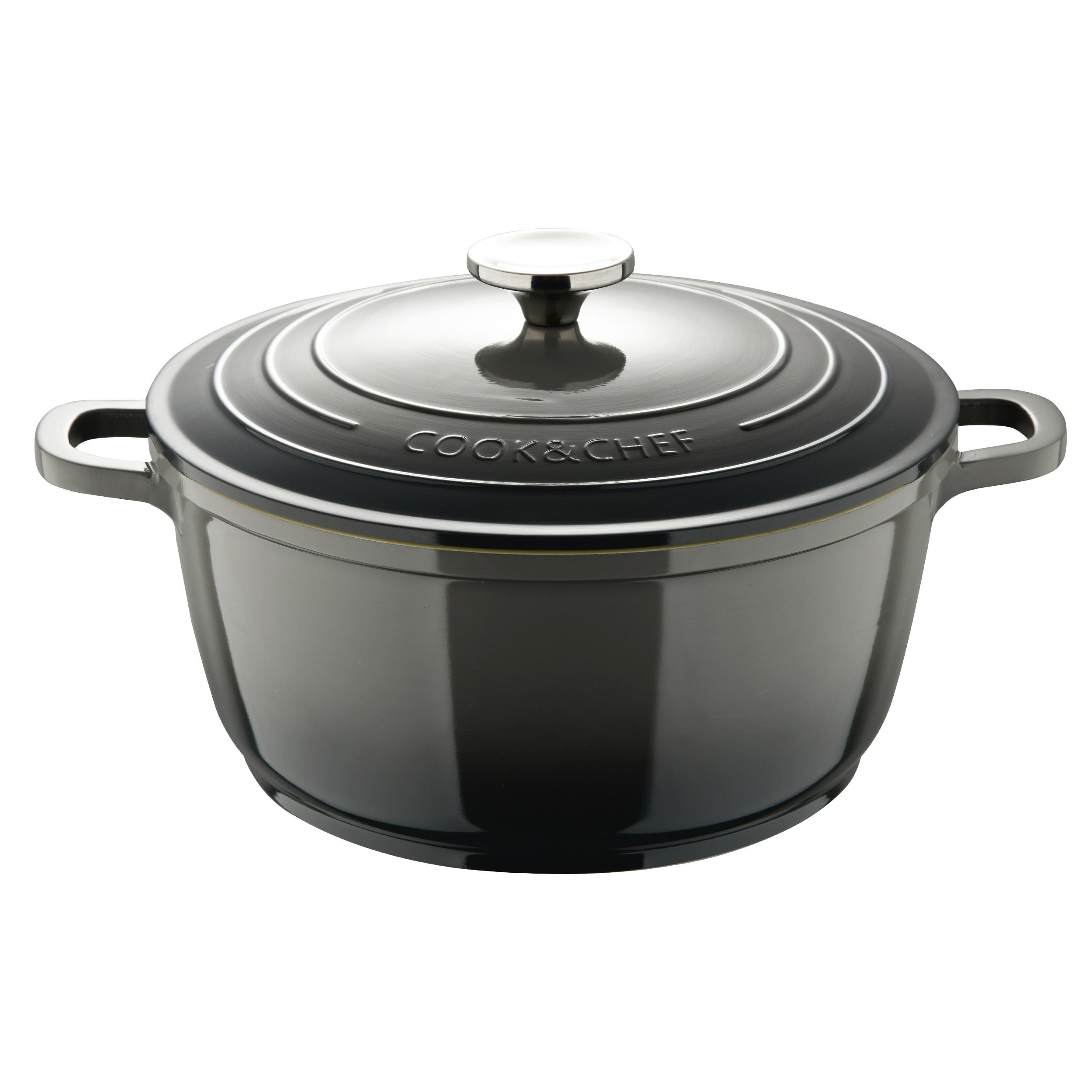 hrniec na pečenie ELISA - M - sivá, Konventionell, kov (24/11cm) - Modern Living
