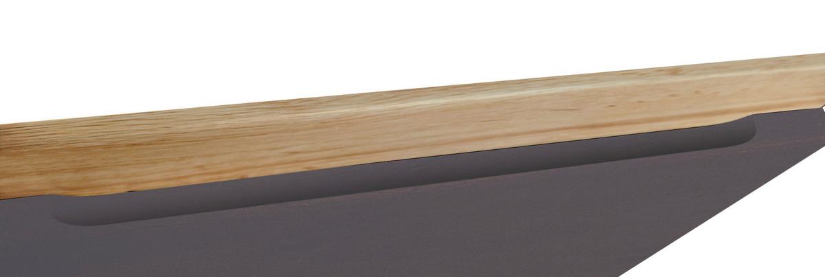 Eckküche Turin Ohne Geräte B: 300cm Grau/wotaneiche Dekor - Eiche Wotan/Grau, Design, Holzwerkstoff (300cm) - Held