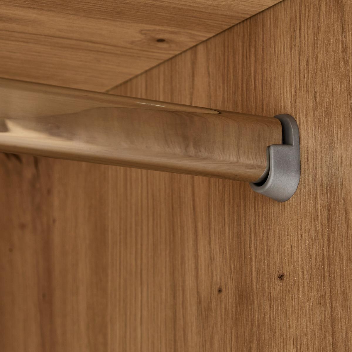 ŠATNÍKOVÁ SKRIŇA CASA MIA - kašmírová/antracitová, Konventionell, kov/kompozitné drevo (152cm)