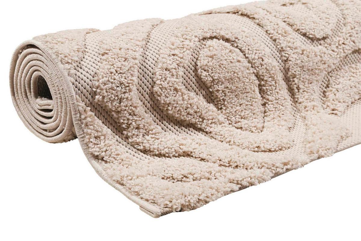 Outdoorteppich Creme, Bxl: Ca. 133x200 Cm - Creme, KONVENTIONELL, Textil (133/200cm) - Esprit