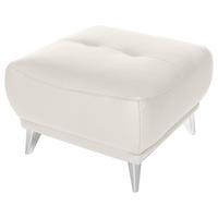 Hocker Frisco - Chromfarben/Weiß, MODERN, Textil (65/46/65cm) - MID.YOU
