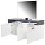 Tv Stolík Garda Garf 03 - čierna/biela, Moderný, kompozitné drevo (177,2/65/42cm) Tv Stolík Garda Garf 03 - čierna/biela, Moderný, kompozitné drevo (177,2/65/42cm)