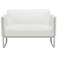 2-Sitzer-Sofa Aruba Weiß ARUBA - Weiß/Grau, MODERN, Textil (111/78/71cm) - MID.YOU