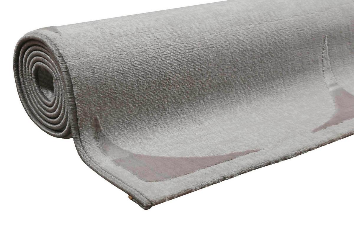 Flachwebteppich, 200x200 cm Nelle - Silberfarben/Hellgrau, Design, Textil (200/200cm) - Esprit