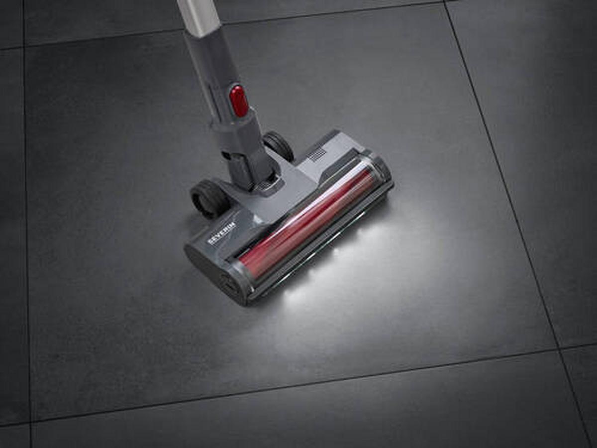 Akku-staubsauger Ohne Beutel Teleskoprohr 90 W - Anthrazit/Rot, Basics, Kunststoff (24/11,5/21cm) - Severin