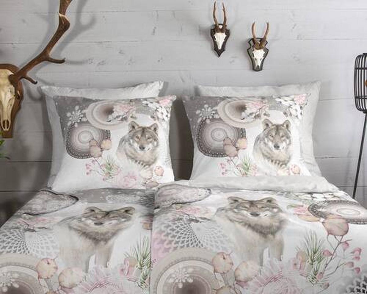 Wendebettwäsche Isaci Grau 135x200 cm - Hellgrau/Grau, Design, Textil (135/200cm)