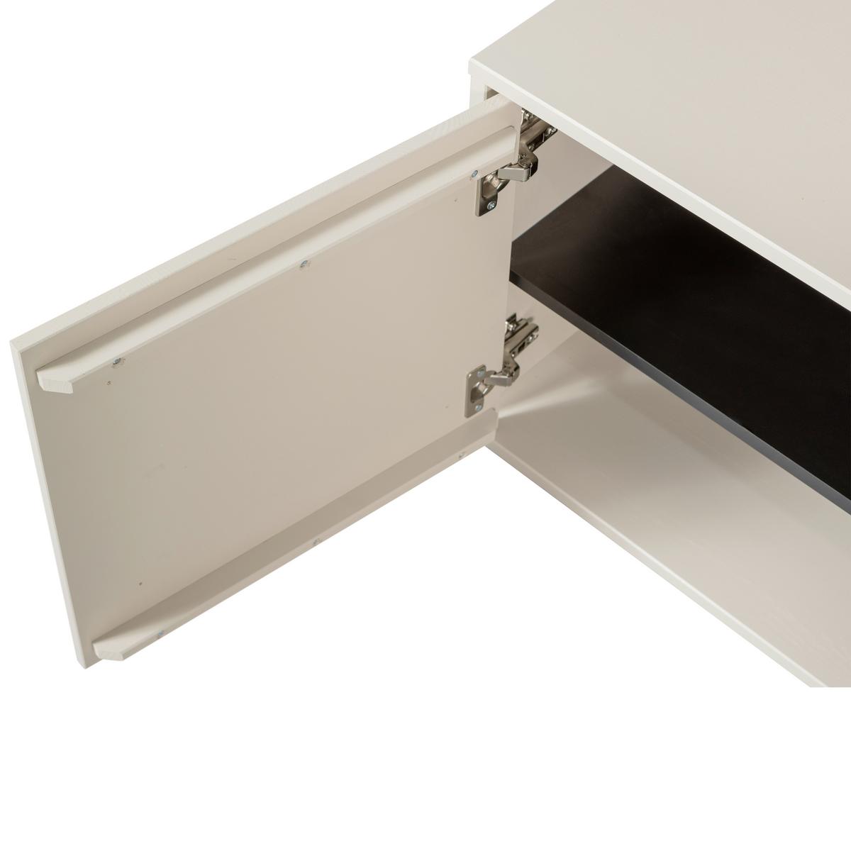 LOWBOARD Settle Down Grau B: 200cm - Grau, Design, Holz (200/45/44cm) - Livetastic