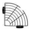 Sarokpolc Static Loc Pavia 24872100 - fekete, Modern, fém (27/9,8/20cm) - Wenko