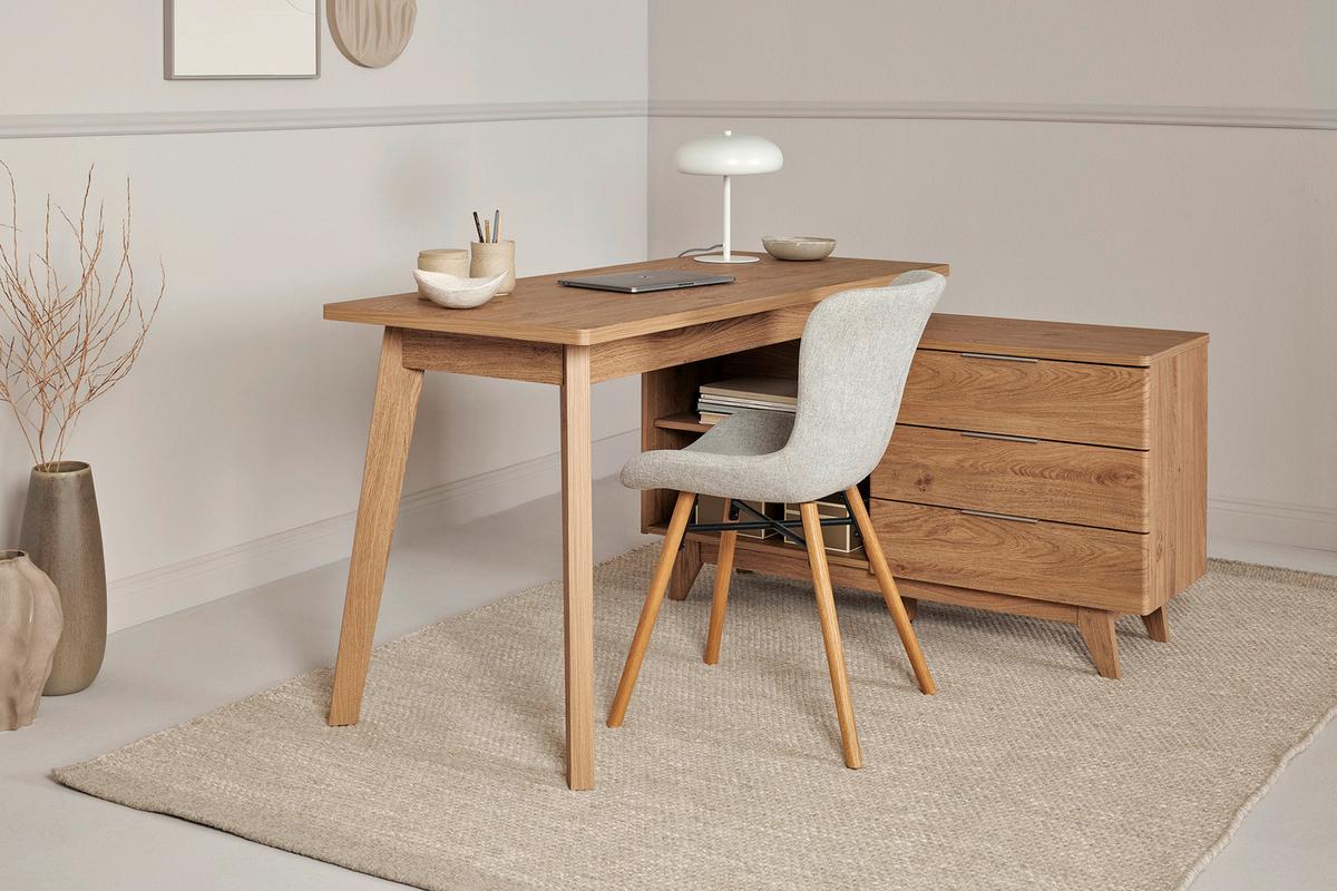 Eckschreibtisch Libre D 240 E* - Eichefarben, MODERN, Holzwerkstoff (140/118/76cm) - Livetastic