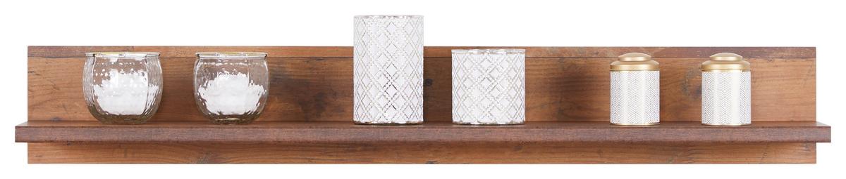 Wandboard Ontario B: 120 Cm, Old Style - Eichefarben, Trend, Holzwerkstoff (120/18/21,6cm) - Ondega