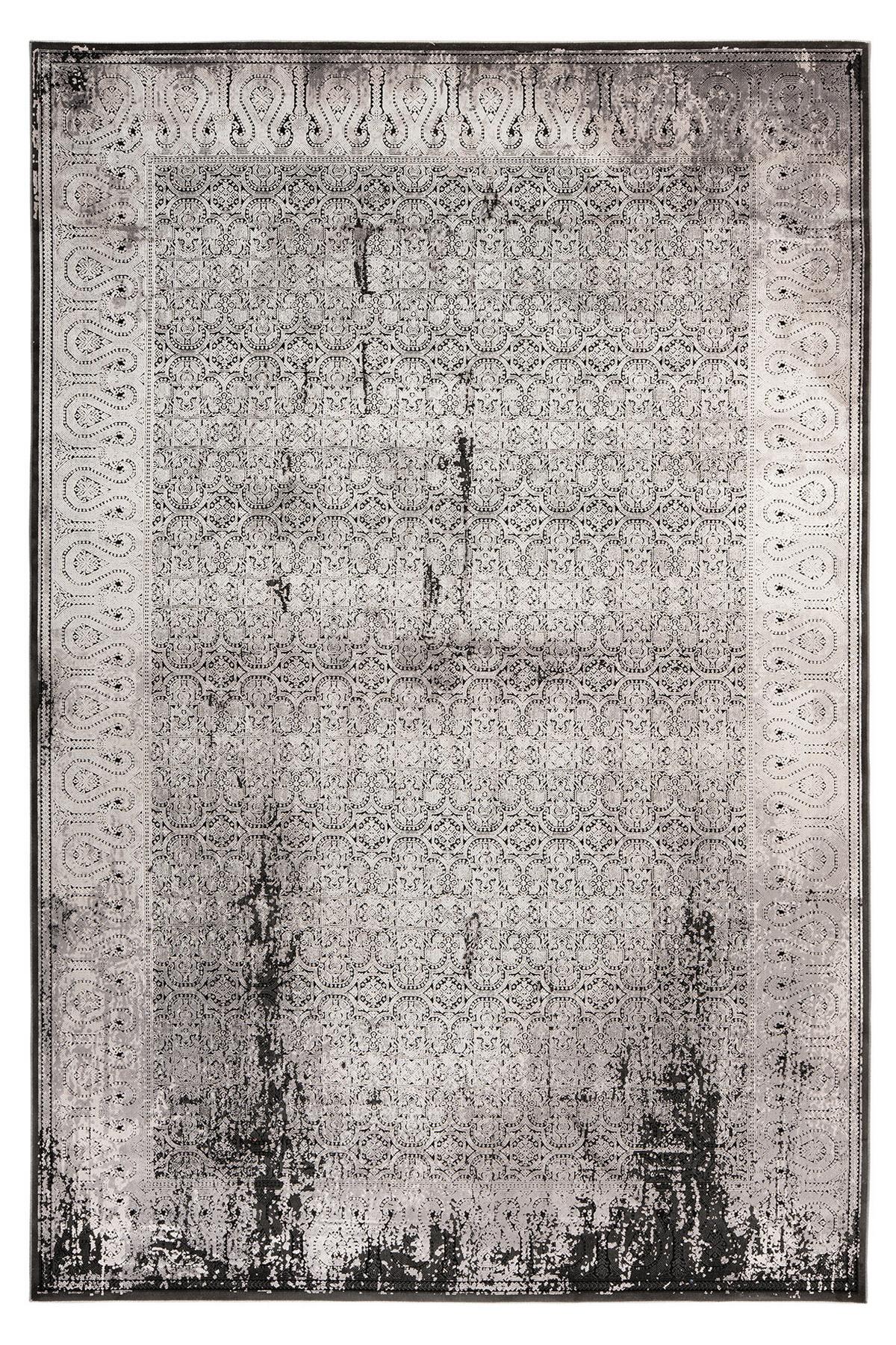 Webteppich My Eden Of Obsession - Schwarz/Grau, Design, Textil (80/150cm) - Obsession