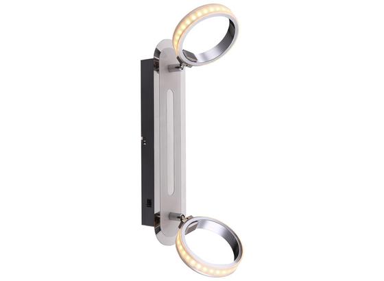 LED-Spotleuchte Idaho,2-flammig - Silberfarben, MODERN, Kunststoff/Metall (16,5/18,5/35cm) LED-Spotleuchte Idaho,2-flammig - Silberfarben, MODERN, Kunststoff/Metall (16,5/18,5/35cm)
