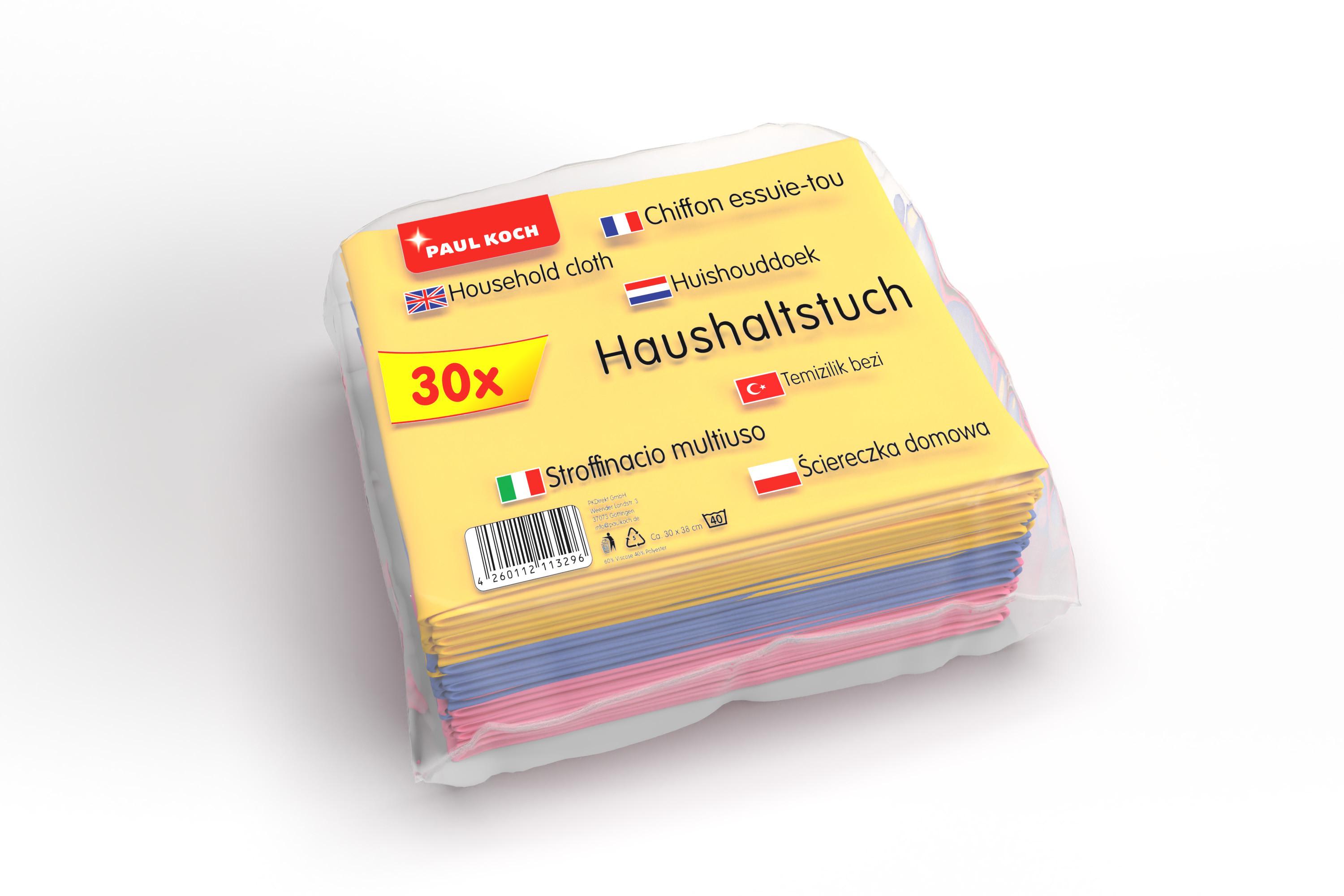 Allzwecktuch Erwin - Pink/Pastellblau, Basics, Textil (19/15/9cm)
