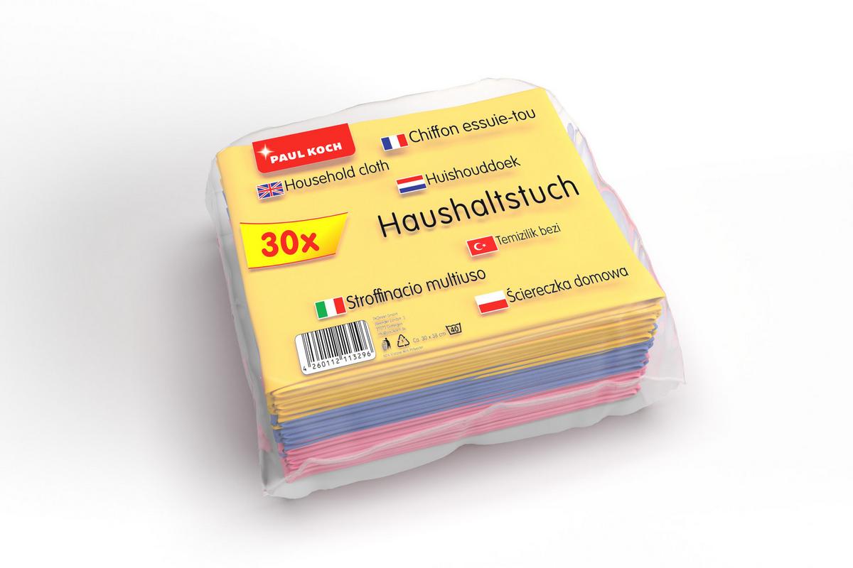 Allzwecktuch Erwin - Pink/Pastellblau, Basics, Textil (19/15/9cm)