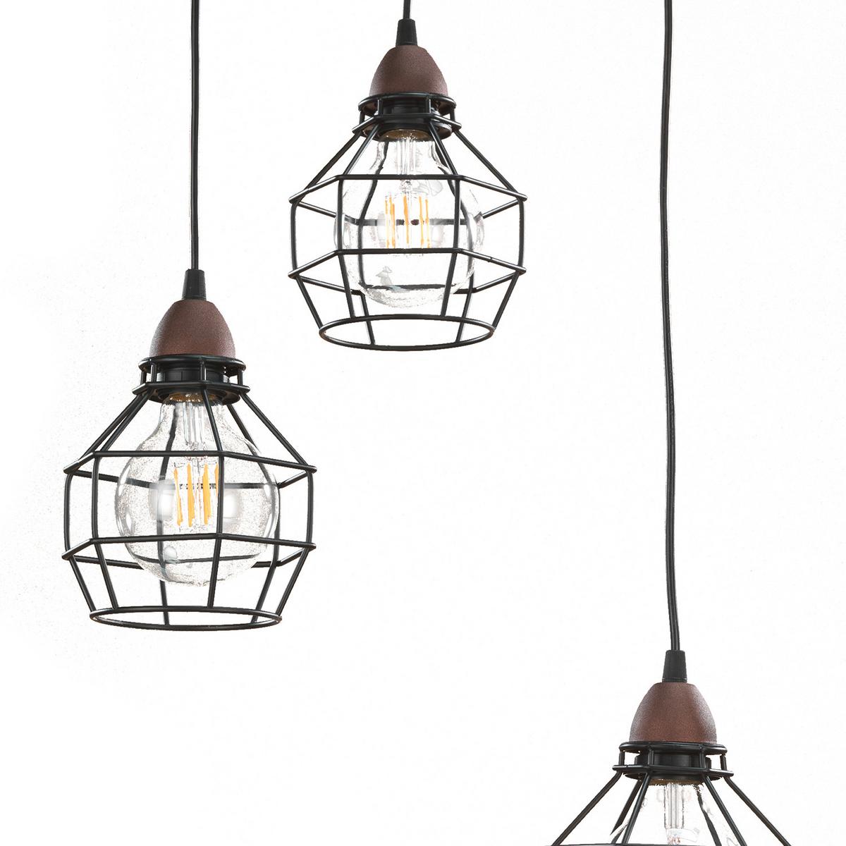 Hängeleuchte 4859/s3 - Schwarz, LIFESTYLE, Metall (40/94cm)