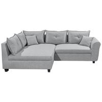 Ecksofa Liz Grau S: 175x252 cm - Schwarz/Grau, MODERN, Textil (175/252cm) - Livetastic