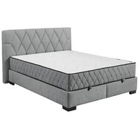 Boxbett Mit Bettkasten 160x200 Nagol - Anthrazit/Schwarz, MODERN, Holzwerkstoff/Textil (160/200cm) - MID.YOU