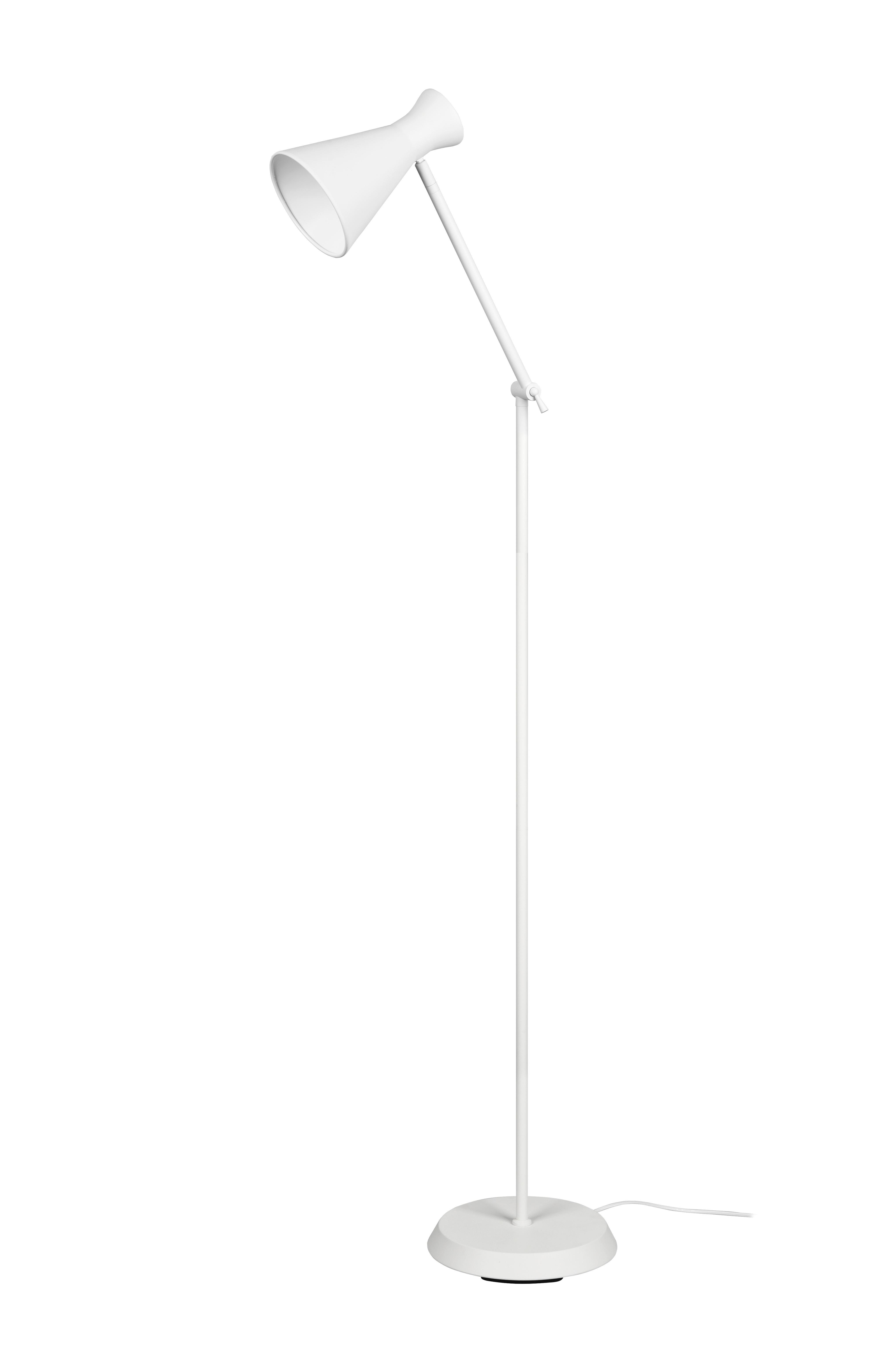 STEHLEUCHTE R40781031 ENZO - Weiß, KONVENTIONELL, Metall (48.8/25/150cm)