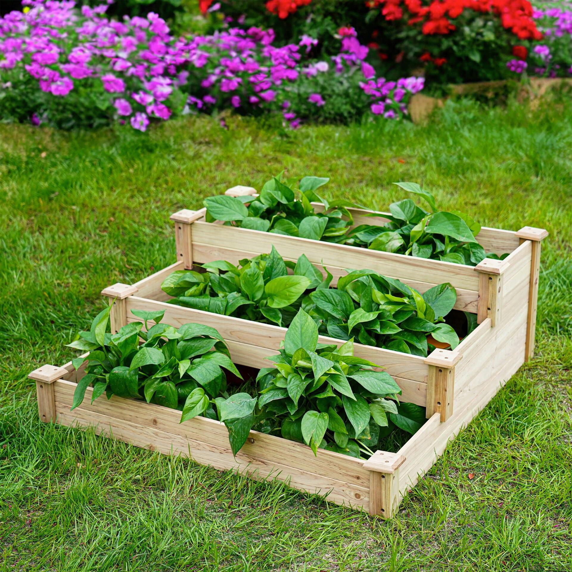 Stufenbeet 92x35x92 cm