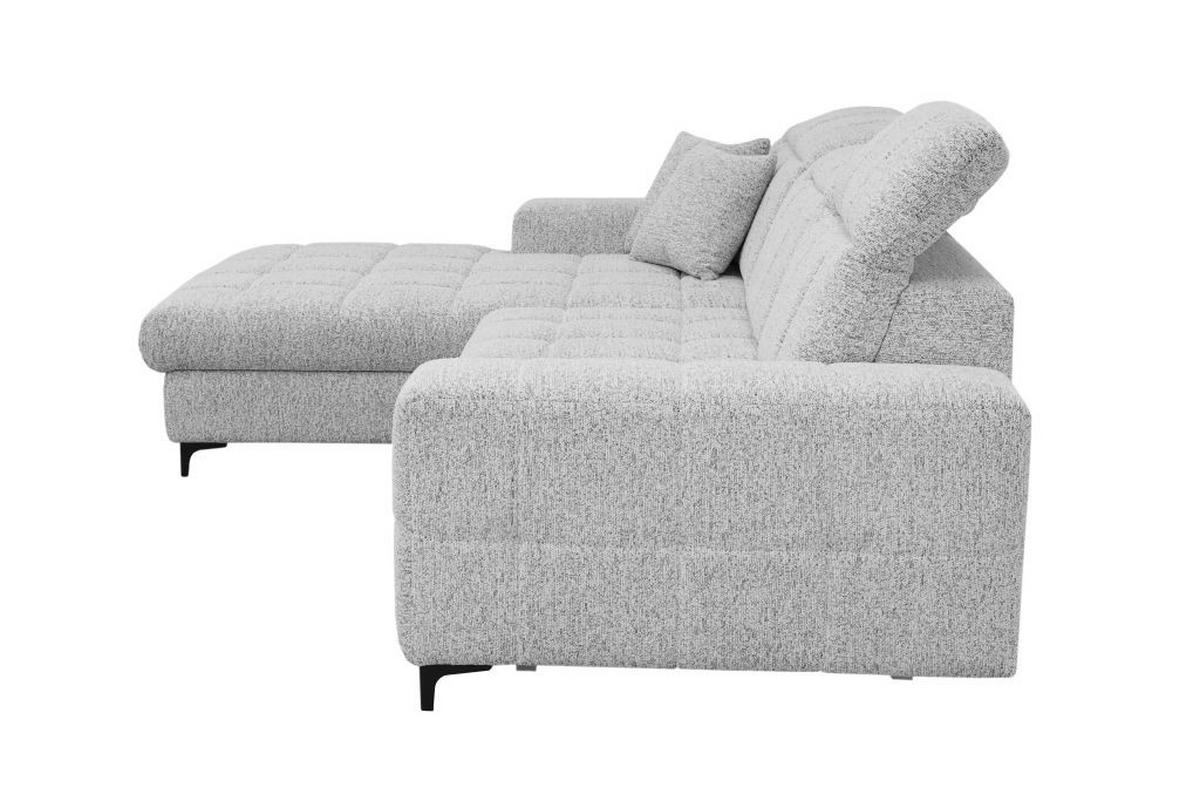 Sedačka SANTORINI, levá, šedá - Moderní (193/291cm) - Premium Living