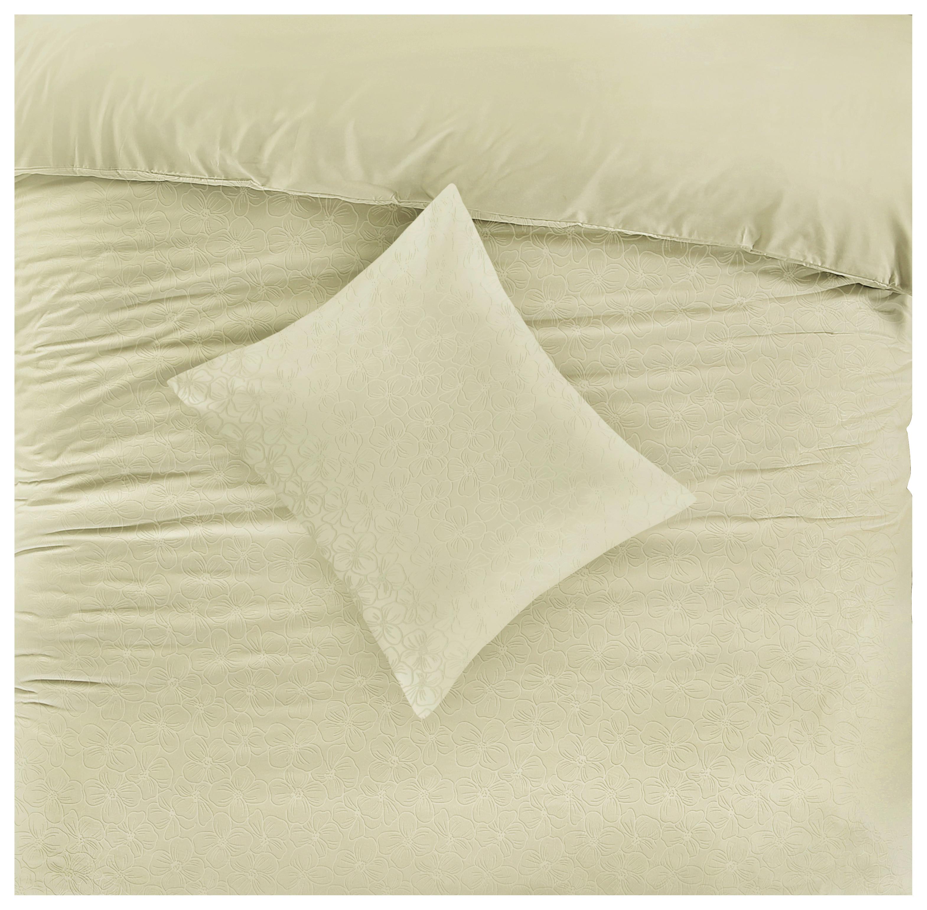 POVLEČENÍ Blume, 70X90/140X200 cm - mátově zelená, Konvenční, textil (140/200cm) - Mömax