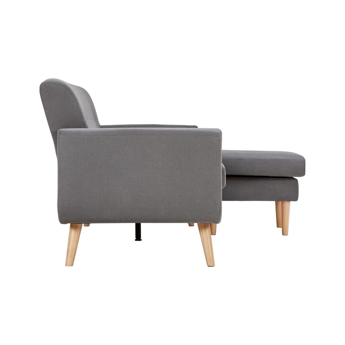 Sedací souprava TAMARA šedá - šedá/tmavě šedá, Moderní, dřevo/textil (196/82/143cm) - Bessagi Home