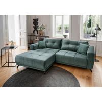 Ecksofa Restato, Blau S: 177x246 cm - Blau/Schwarz, MODERN, Textil (177/246cm) - MID.YOU