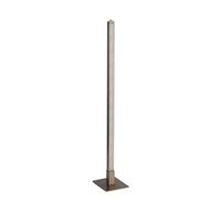 LED-Stehleuchte Eu96382-1ss - Silberfarben/Weiß, Design, Kunststoff/Metall (8/10/50cm)
