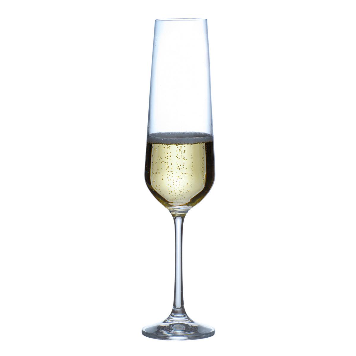 Sektglas Sandra Ca 200 ml - Klar, Basics, Glas (4/24,9cm) - Bohemia
