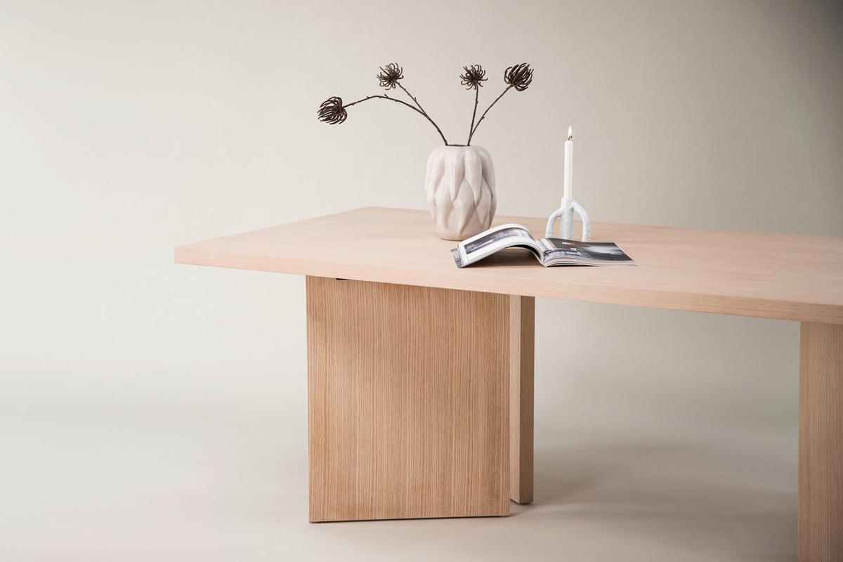 Esstisch Bassholmen - Beige, Design, Holz/Holzwerkstoff (240/100/74cm) - Livetastic